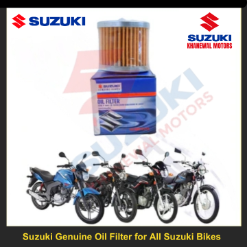Suzuki Genuine Oil Filter for All Suzuki Bikes - Engine Oil Purification at Its Best