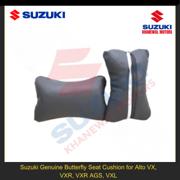 Suzuki Genuine Butterfly Seat Cushion for Alto VX, VXR, VXR AGS, VXL - Comfortable Neck Support