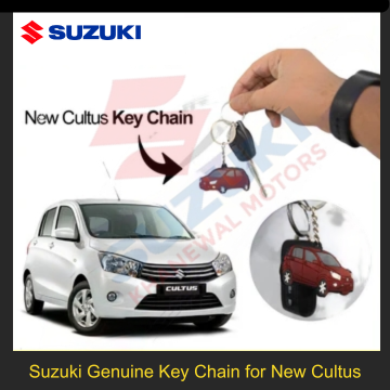 Suzuki Genuine Key Chain for New Cultus- Add Elegance to Your Keys!