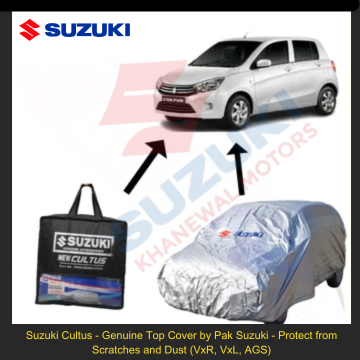Suzuki Cultus - Genuine Top Cover by Pak Suzuki - Protect from Scratches and Dust (VxR, VxL, AGS)