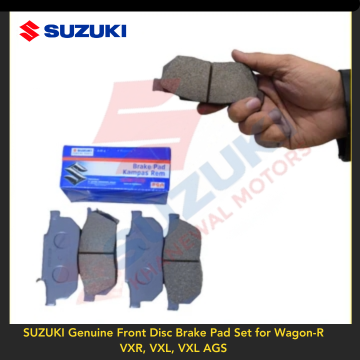 SUZUKI Genuine Front Disc Brake Pad Set (IT212C.D28) for Wagon-R VXR, VXL, VXL AGS - Smooth and Confident Braking