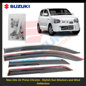 New Alto Air Press Chrome - Stylish Sun Blockers and Wind Deflectors